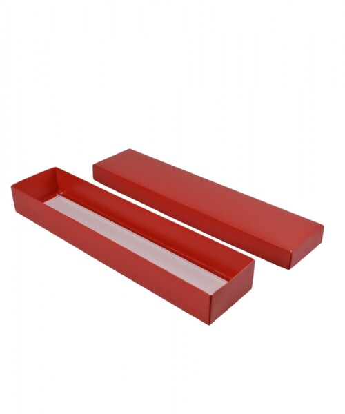 Caja eco 12 - 7x32x4 cm ROJO