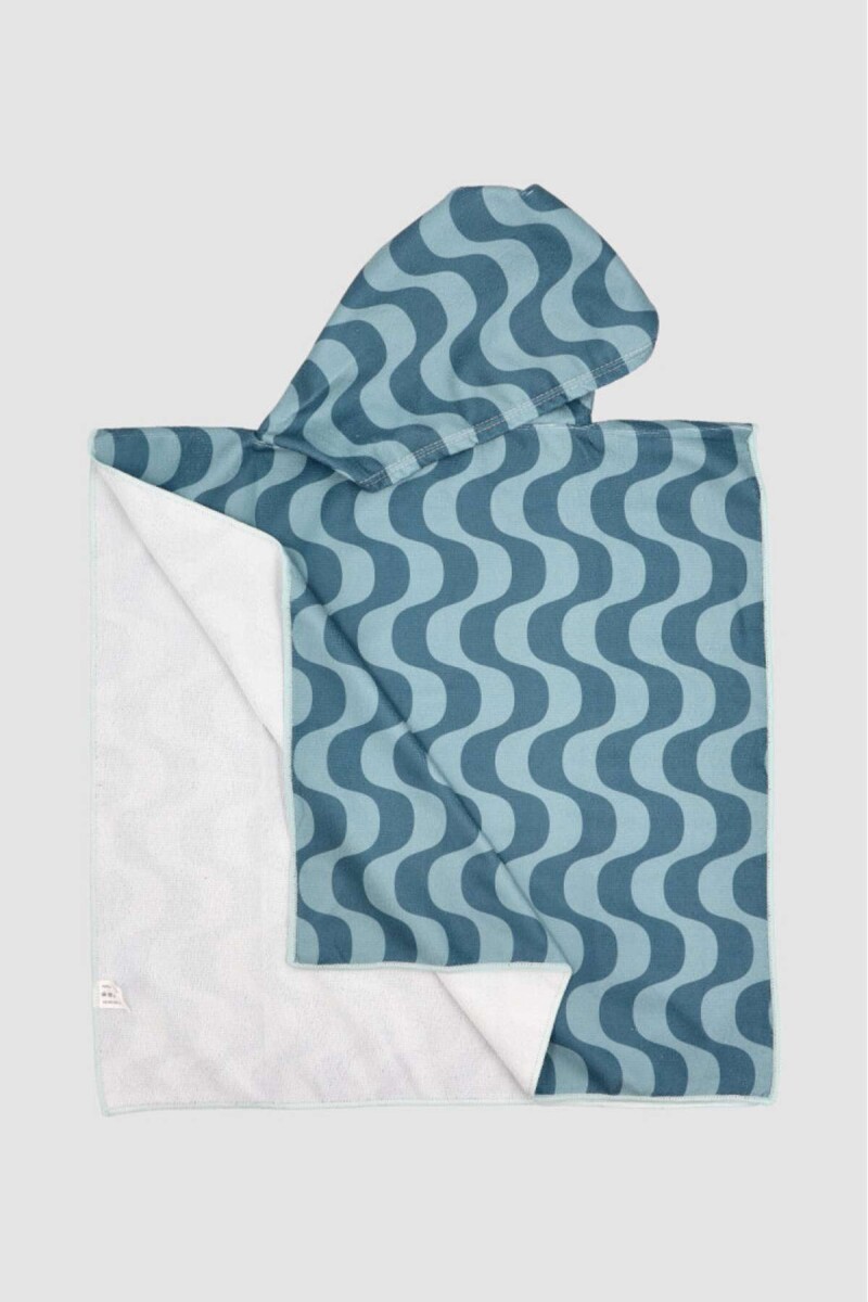 Toalla poncho kids - Zigzag 