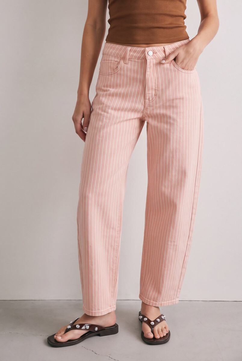 Jean Barrel Baggy - Rosa 
