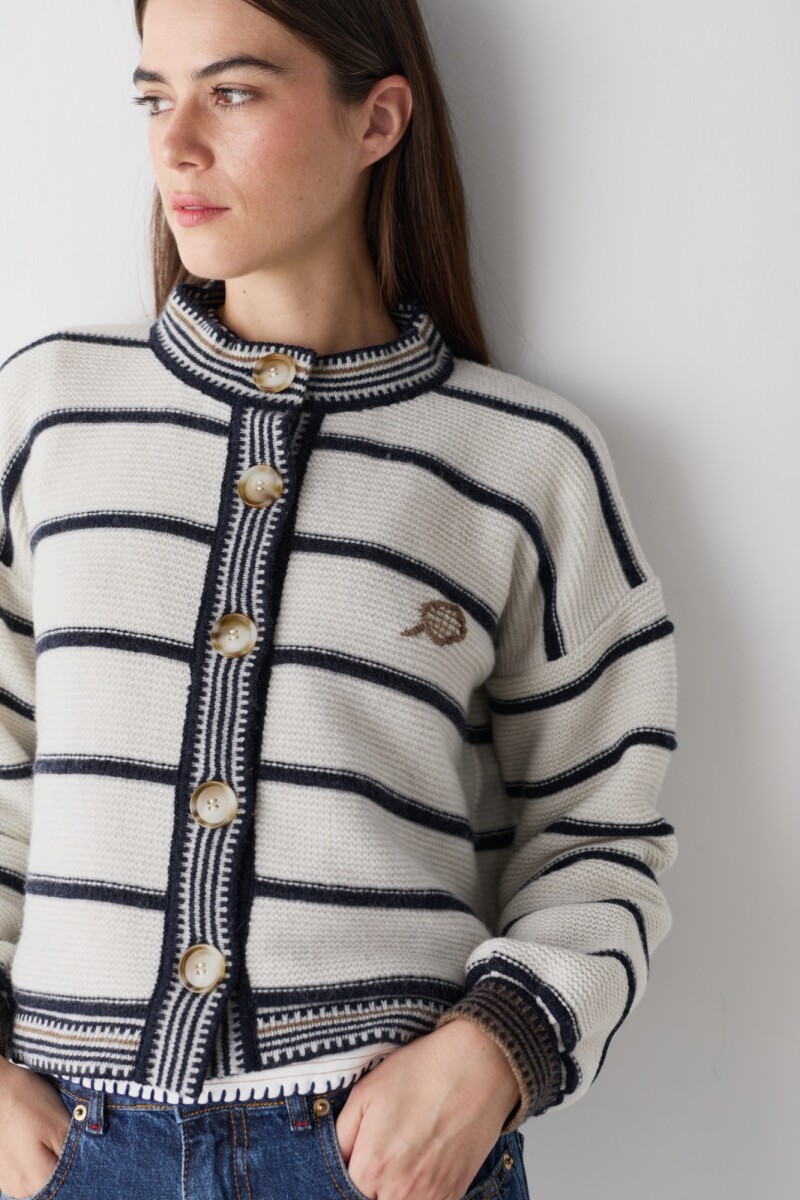 CARDIGAN TERRO TENNIS Crudo