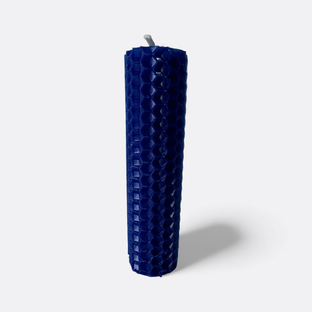 Vela De Miel Gruesa De Colores - Azul 