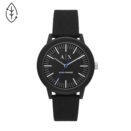 Reloj Armani Exchange Fashion Nylon Negro 0