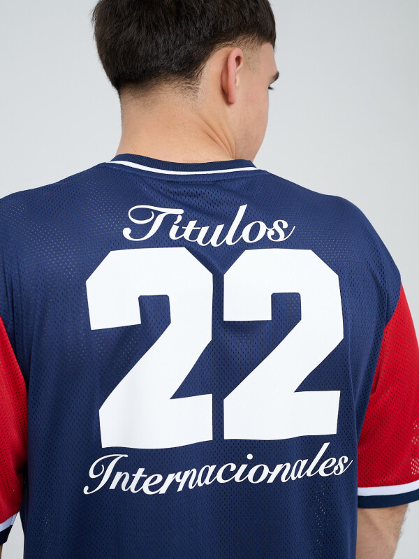 REMERA MATCH Nacional Hombre Azul Marino