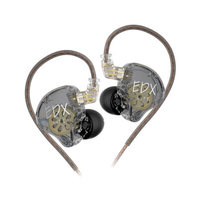 AURICULARES KZ EDX LITE TRANSPARENTE Y NEGRO AURICULARES KZ EDX LITE TRANSPARENTE Y NEGRO
