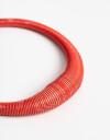 Collares Cortos Color Collar Corto Circular - Rojo Cereza