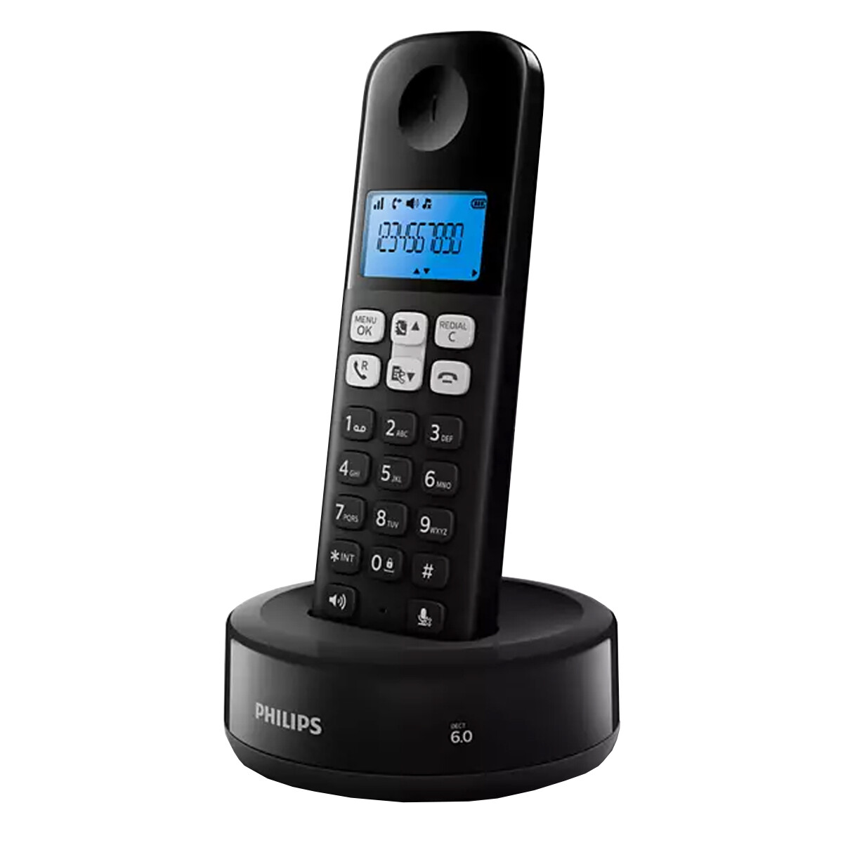 Teléfono Inalámbricos Philips D1311 - TELEFONO INALAMBRICO PHILIPS D1311 NEGRO 