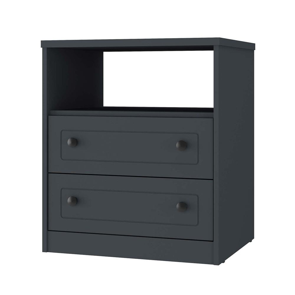 MESA DE LUZ MDF GRIS AMERICANO PLUS
