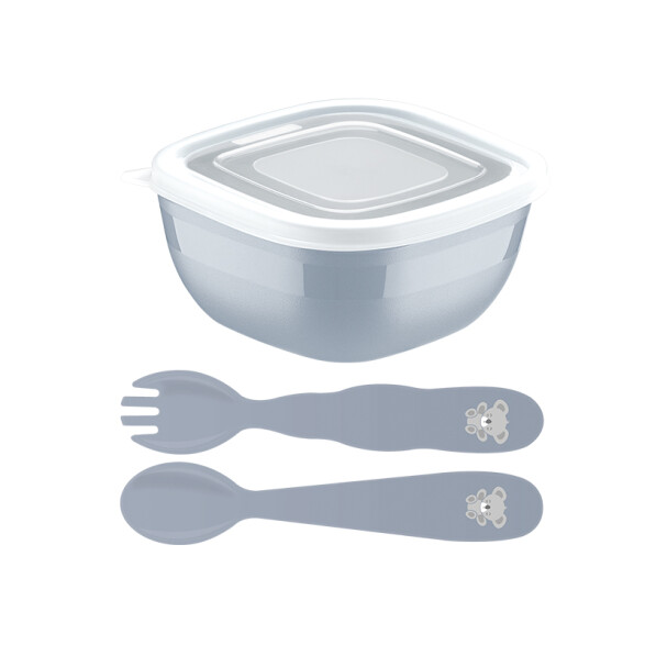 Juego cubieros infantil gris 3 piezas "LE PETIT" -TRAMONTINA TR5184