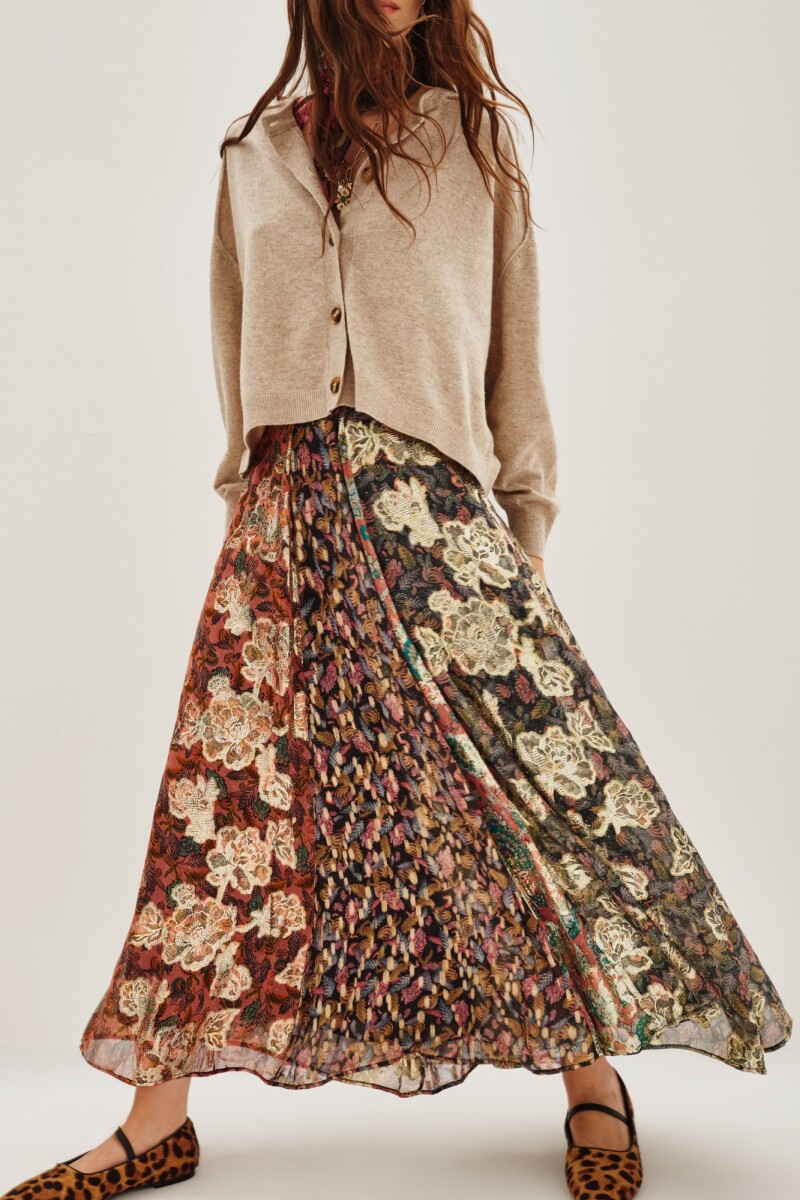 Falda Gitan Jacquard Mix Multicolor