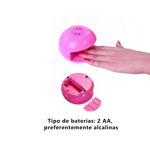 Secador de uñas a pila portátil 9x7cm Secador De Uñas A Pila Portátil 9x7cm
