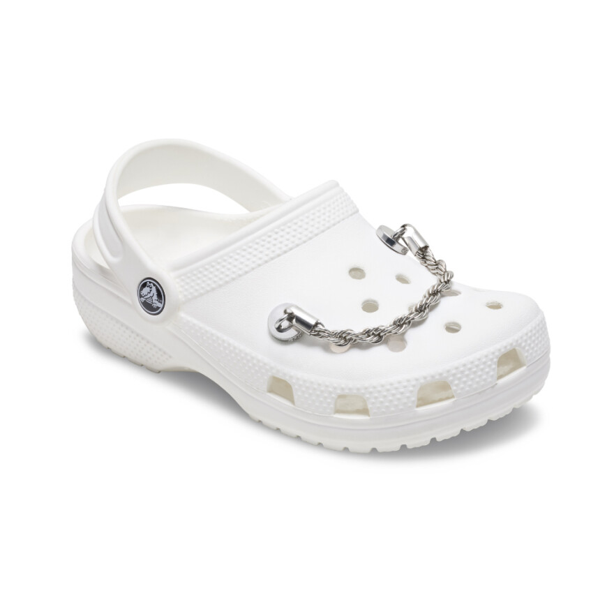 Jibbitz Silver Twisted Chain Multicolor