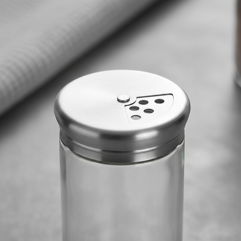 Set x2 Salero y Pimentero 100 ml TRANSPARENTE