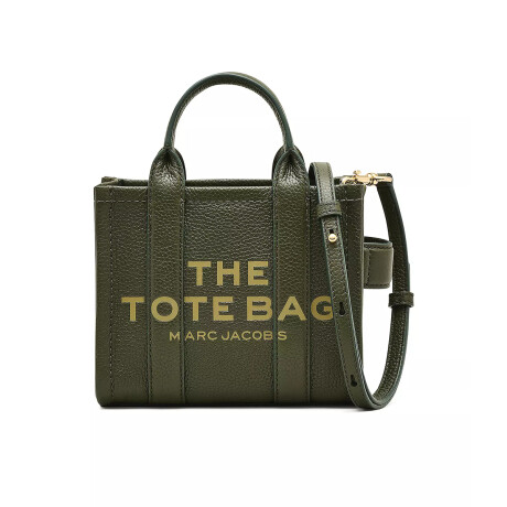 Marc Jacobs - Bolso de cuero, Mini Tote Bag Verde