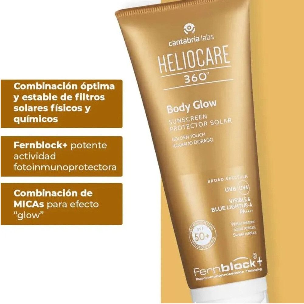 HELIOCARE 360° BODY GLOW SOF 50+ 100ML única