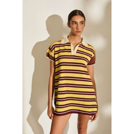 Vestido Sun Uva Y Pistacho