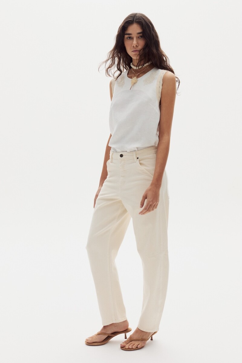 Pantalón Ambar en Denim Bone