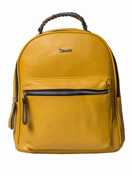 Mochila Montevideo Mostaza