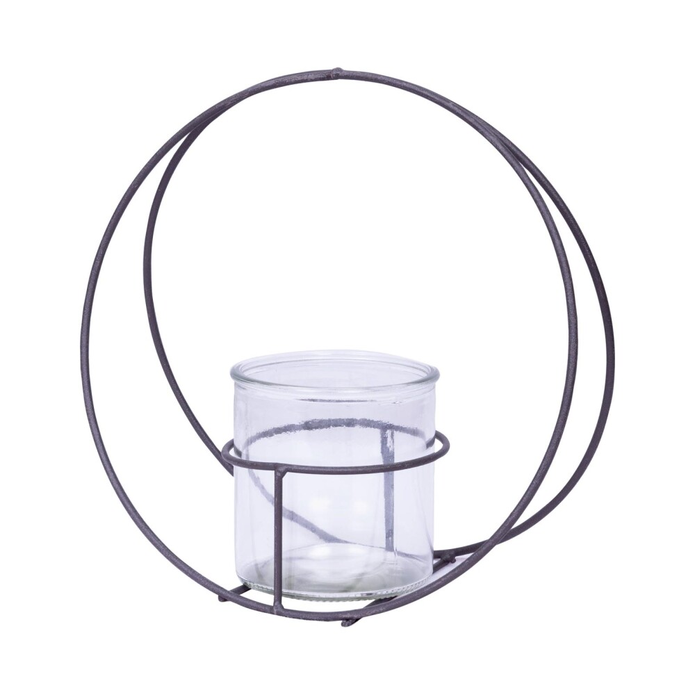 CANDELABRO VIDRIO TRANSPARENTE COLIN