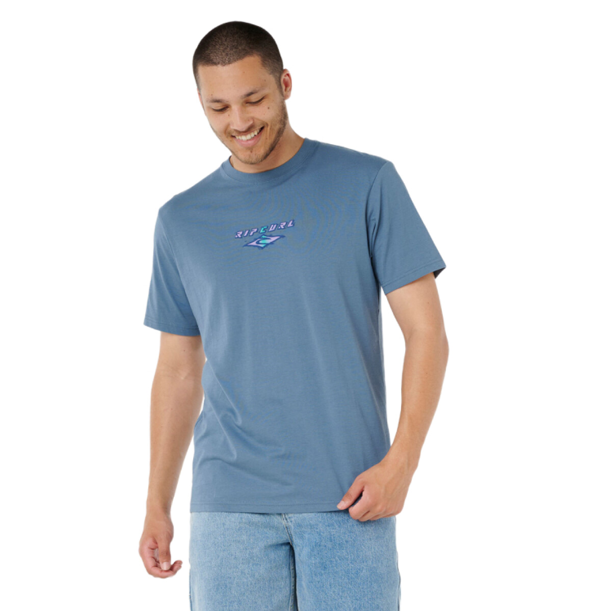 Remera Rip Curl Faded Out - Azul 