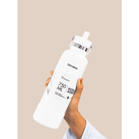Botella Térmica Con Pico 750Ml. Blanco
