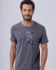 Remera manga corta Gris oscuro
