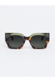Lentes Tiwi Matt Bicolor Green Tortoise / Shiny Green With Green Lenses