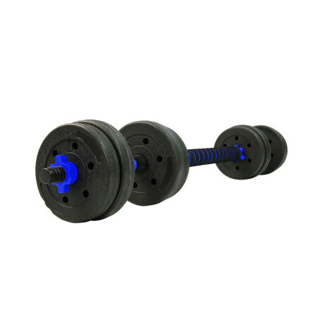Set 2 Mancuernas + Barra 3en1 + 30kg Disco Pesa PVC 6x5KG