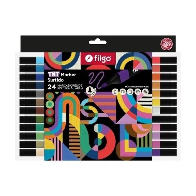 Filgo marcador TNT market 3.0- Estuche 24 Filgo Marcador Tnt Market 3.0- Estuche 24
