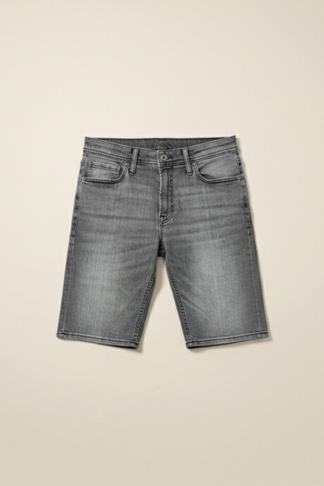 BERMUDA JEAN VECTOR Gris