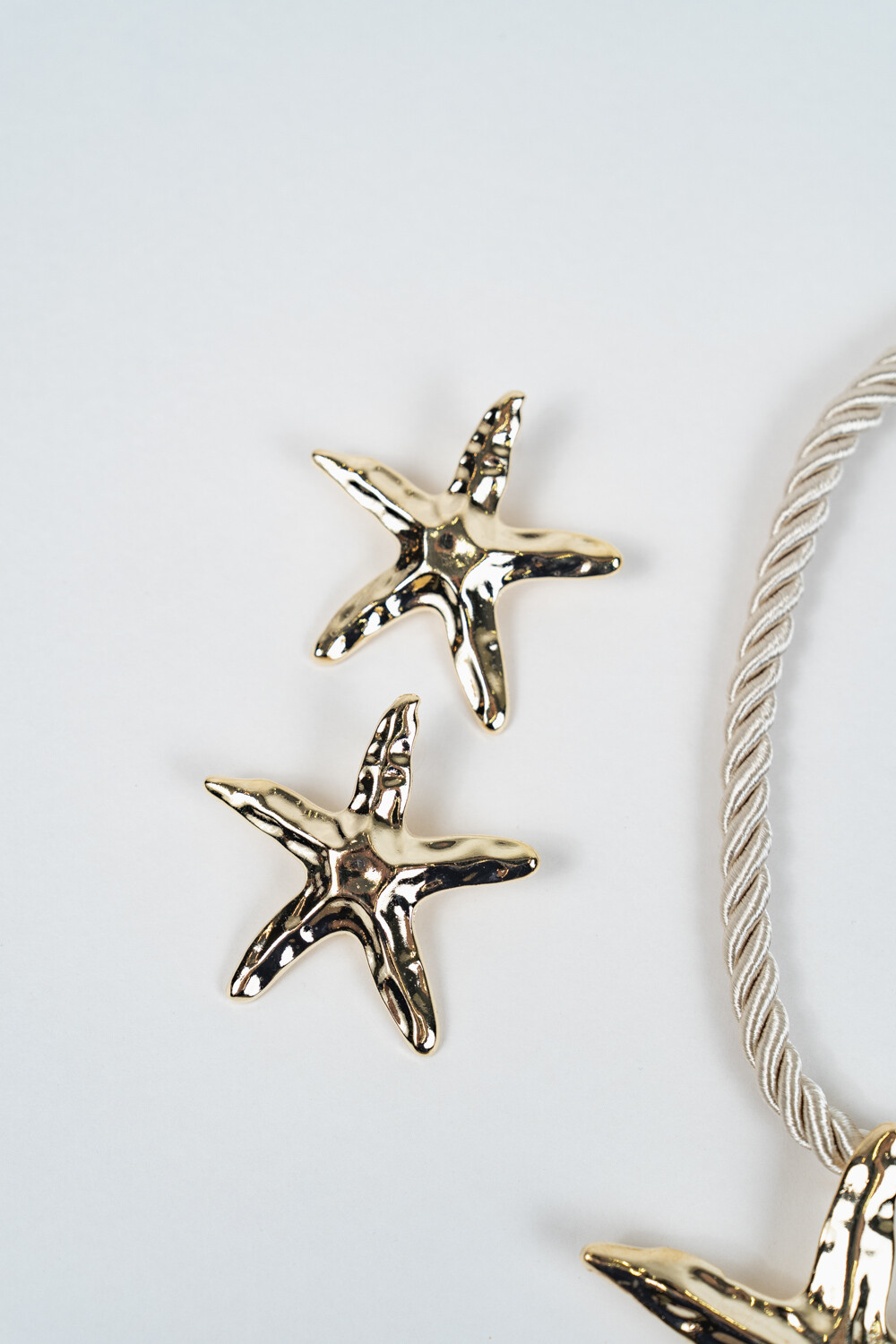 Collar Set Collar Y Caravanas Estampado 1