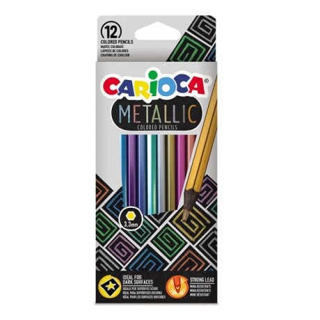 Lapices Carioca Metallic x12 Lapices Carioca Metallic x12