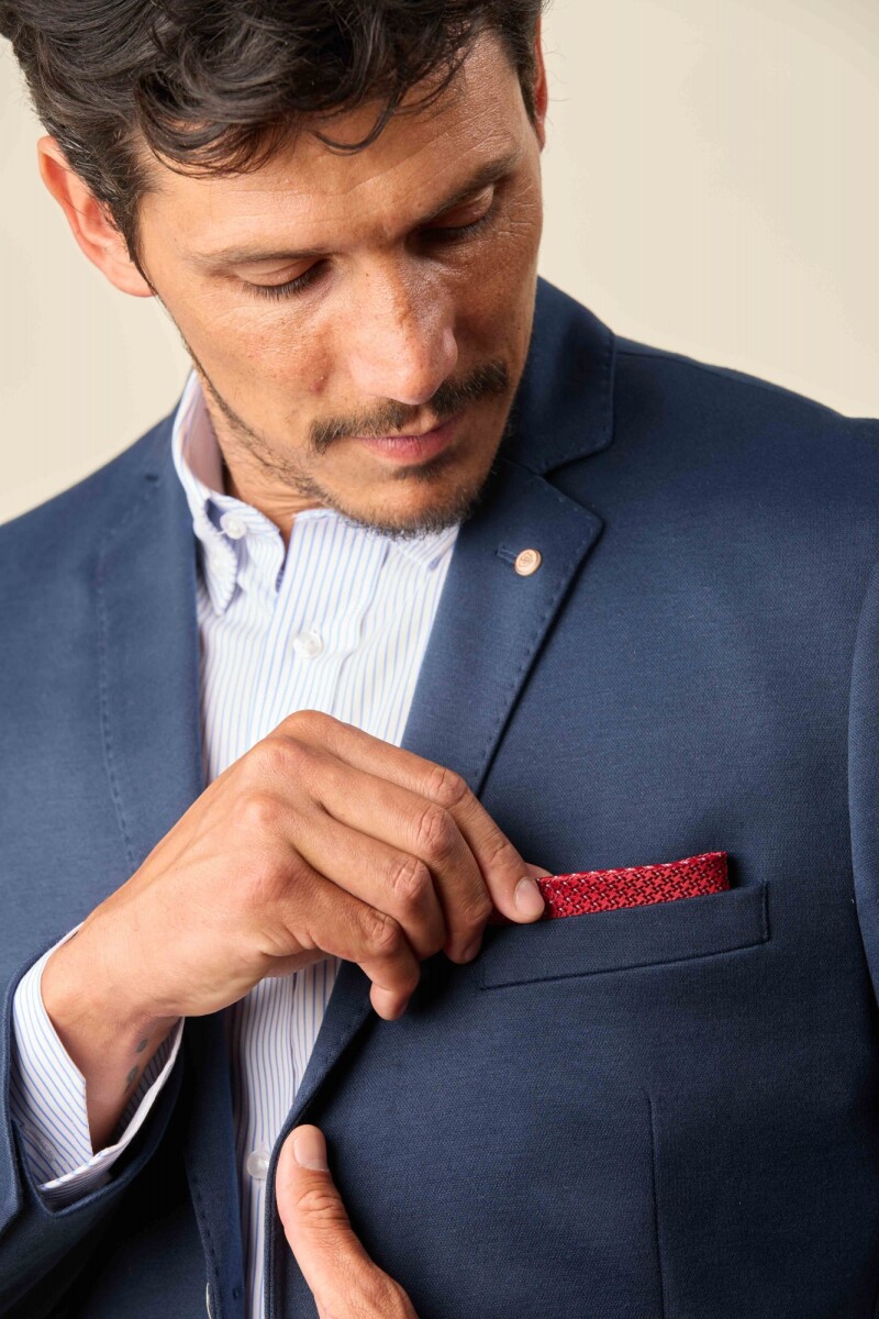 Pañuelo Bolsillo - Rojo Espiga 