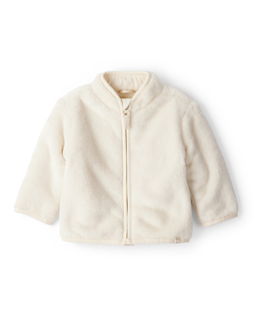 Campera de sherpa, marfil 