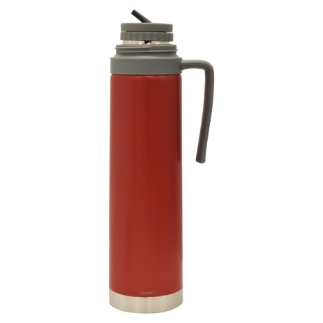 Kit Comet de Termo 750Ml c/Manija y Mate 160Ml en Acero Inox Rojo