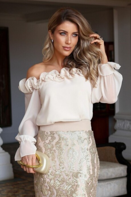 Blusa Betina Beige