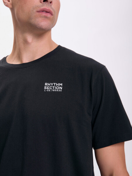 Remera estampa Negro