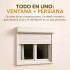 Ventana de PVC Blanco 120 X 100 Con Persiana Corrediza Ventana de PVC Blanco 120 X 100 Con Persiana Corrediza