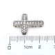 Cruz en oro 18k blanco y brillantes Cruz en oro 18k blanco y brillantes