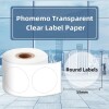 Etiqueta 50mm*50mm transparente impresora M110 140 uds. transparente