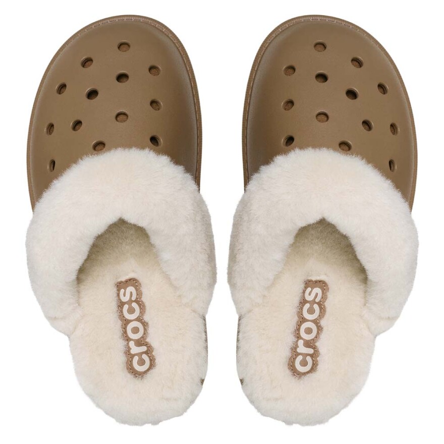 Classic Fuzz Scuff Sepia