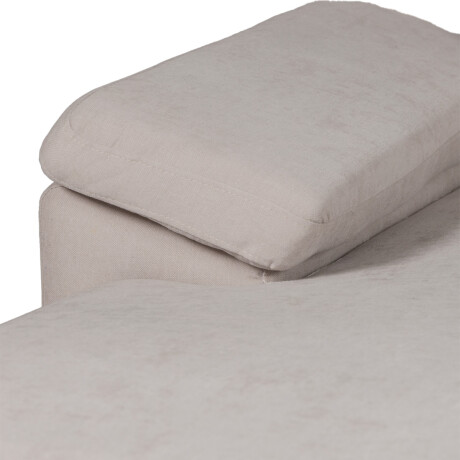 Rinconera Adalia - Tela Microfibra - Chaise izquierdo 9248 (Beige)