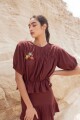 BLUSA OCTOPUS Chocolate