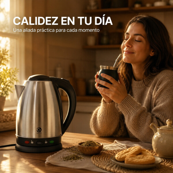 Jarra Electrica Goldtech 2 Modos Temperatura Para Mate Jarra Electrica Goldtech 2 Modos Temperatura Para Mate