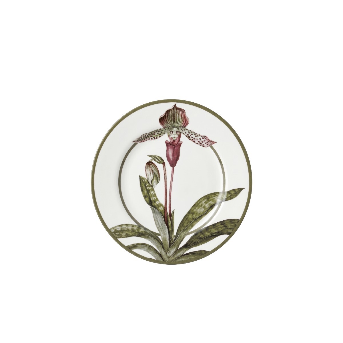 PLATO DIS ORQUIDEA P/POSTRE 21CM 
