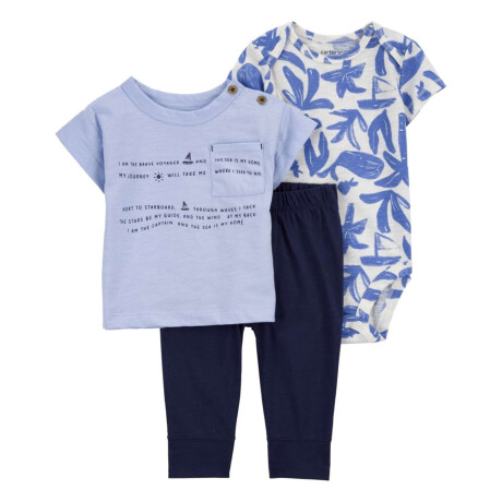 Set 3pc pant rem y body alg niño-bb carters Variante unica