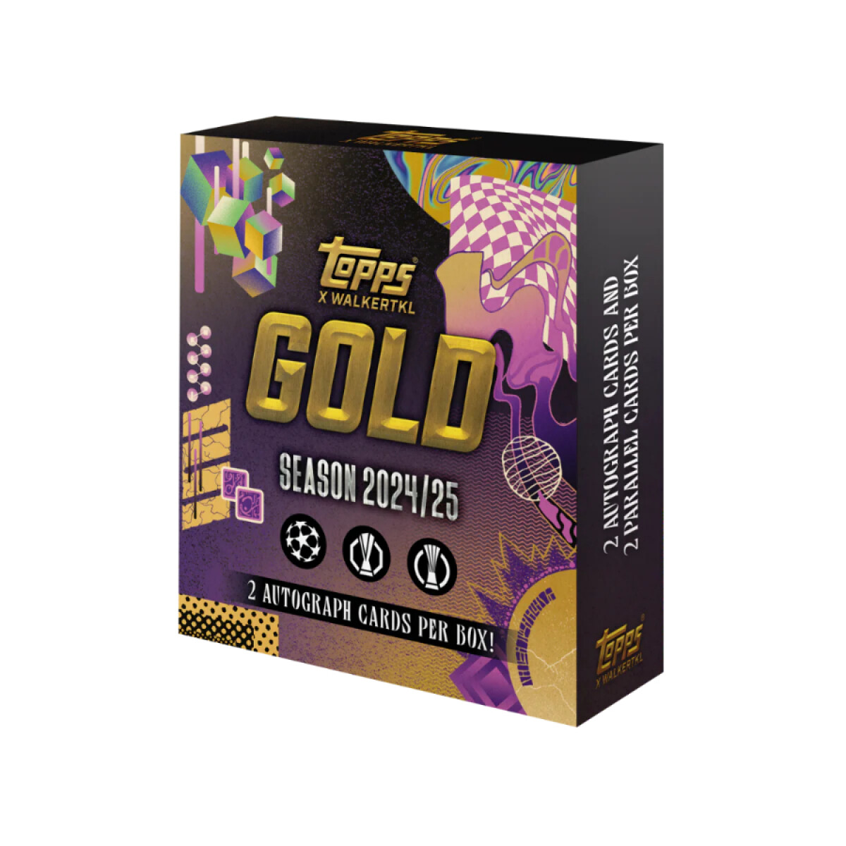 Topps X Champions Gold 2024/25 - 40 tarjetas (2 autógrafos asegurados) 