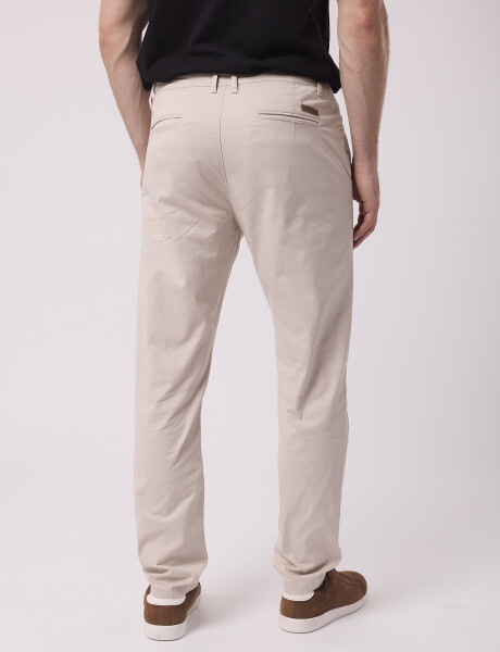 Pantalon chino beige