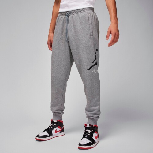 Pantalón Largo Essentials Fleece Baseline de Hombre Gris