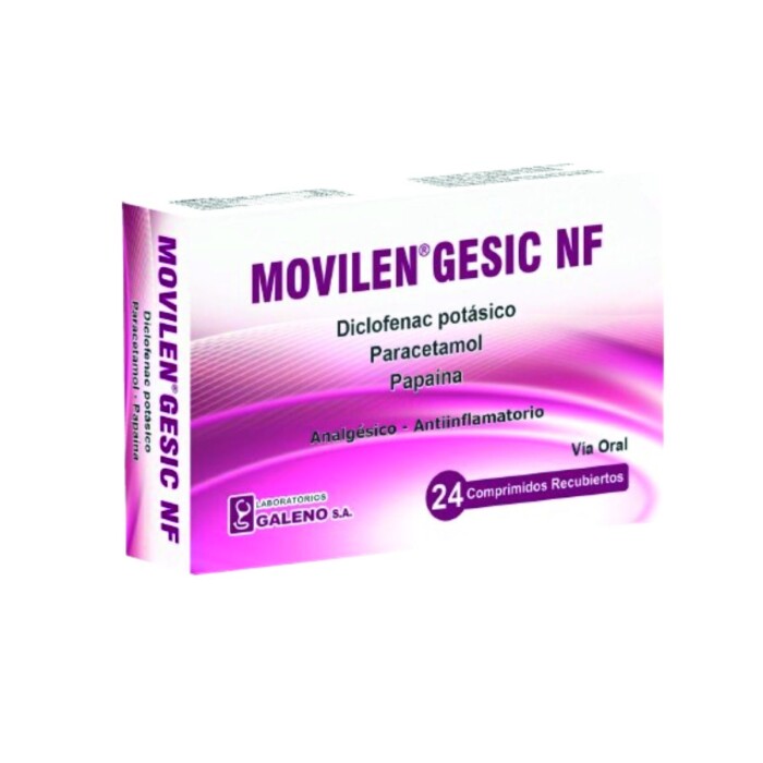 MOVILEN GESIC NF CJ X 24 COMPRIMIDOS única