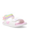 Sandalia de Niños Bibi Baby Soft Velcros Blanco - Rosa